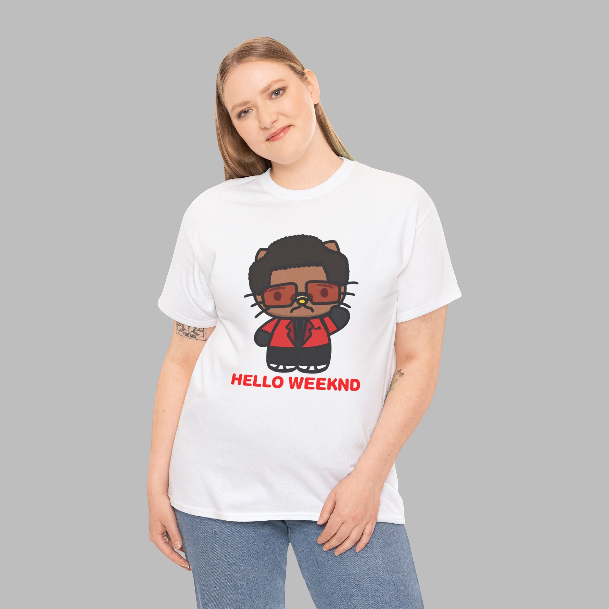 Hello Weeknd Heavy Cotton Shirt