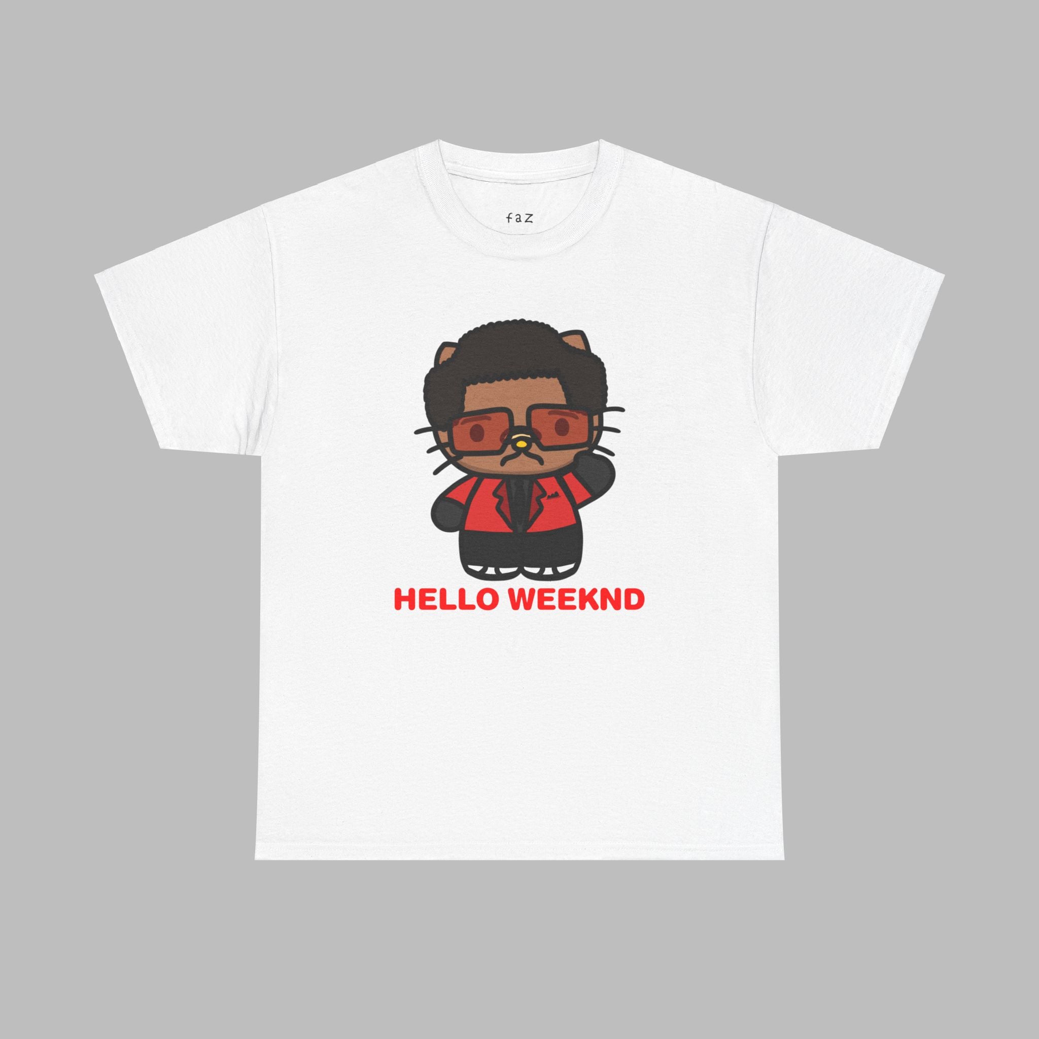 Hello Weeknd Heavy Cotton Shirt