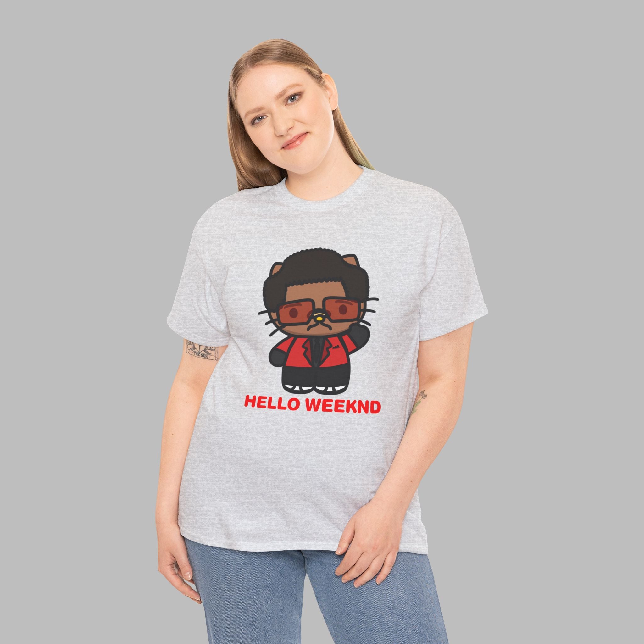 Hello Weeknd Heavy Cotton Shirt