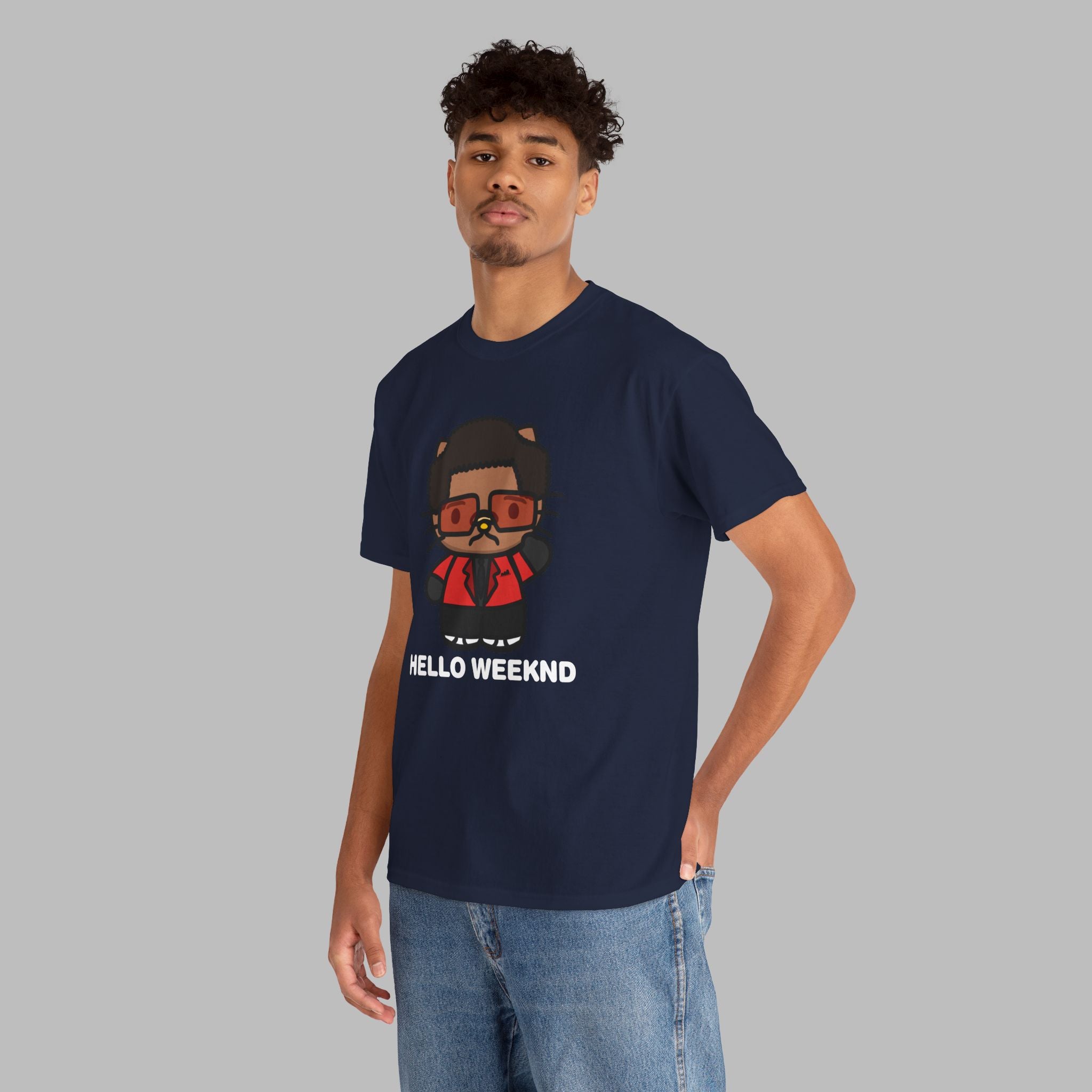 Hello Weeknd Heavy Cotton Shirt