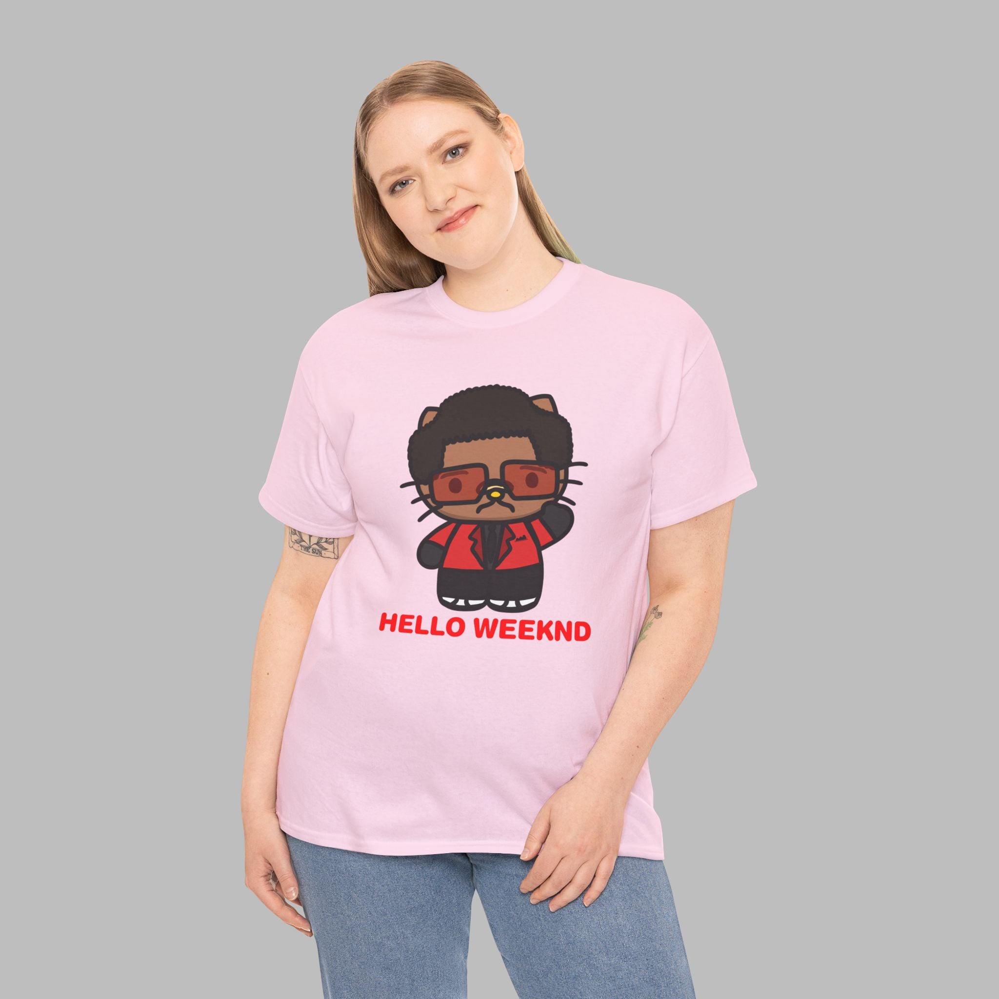 Hello Weeknd Heavy Cotton Shirt