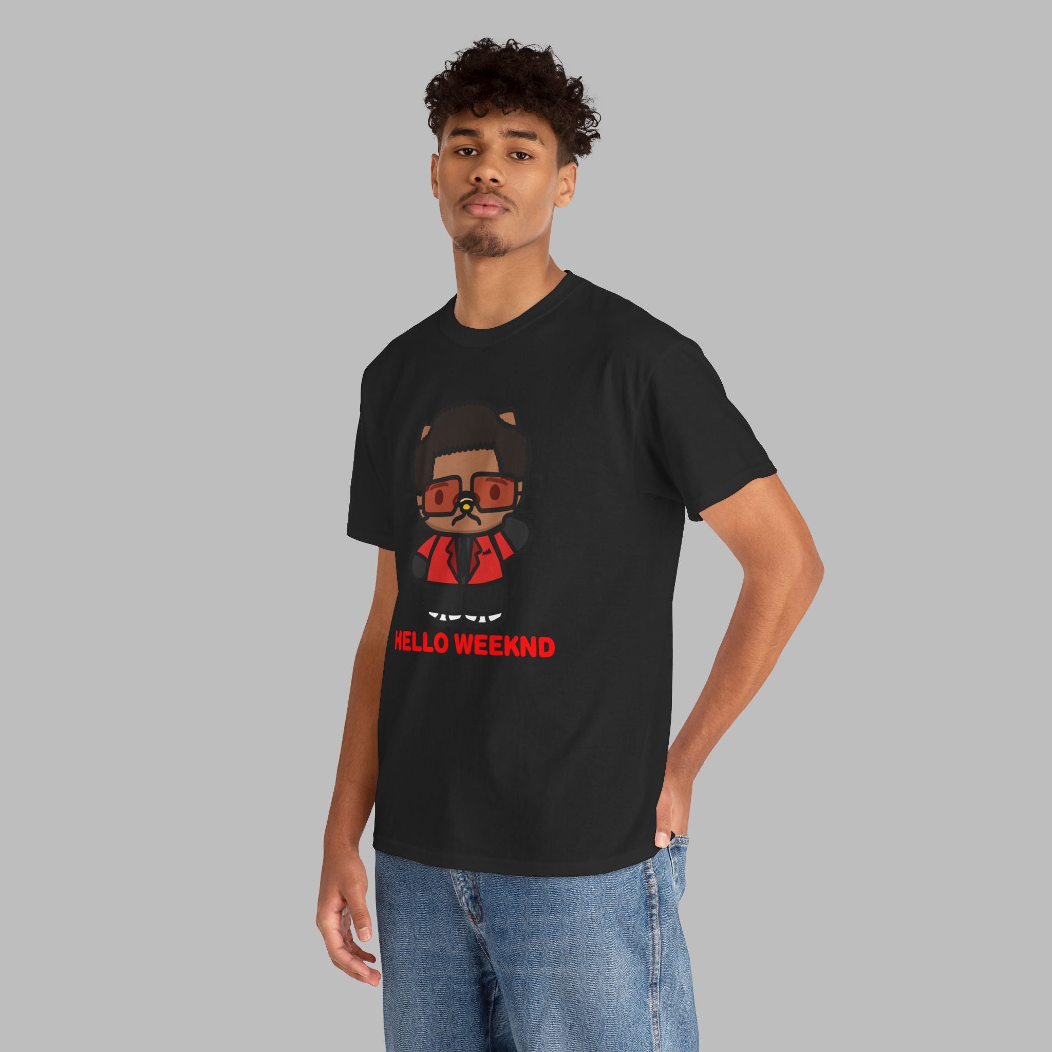 Hello Weeknd Heavy Cotton Shirt