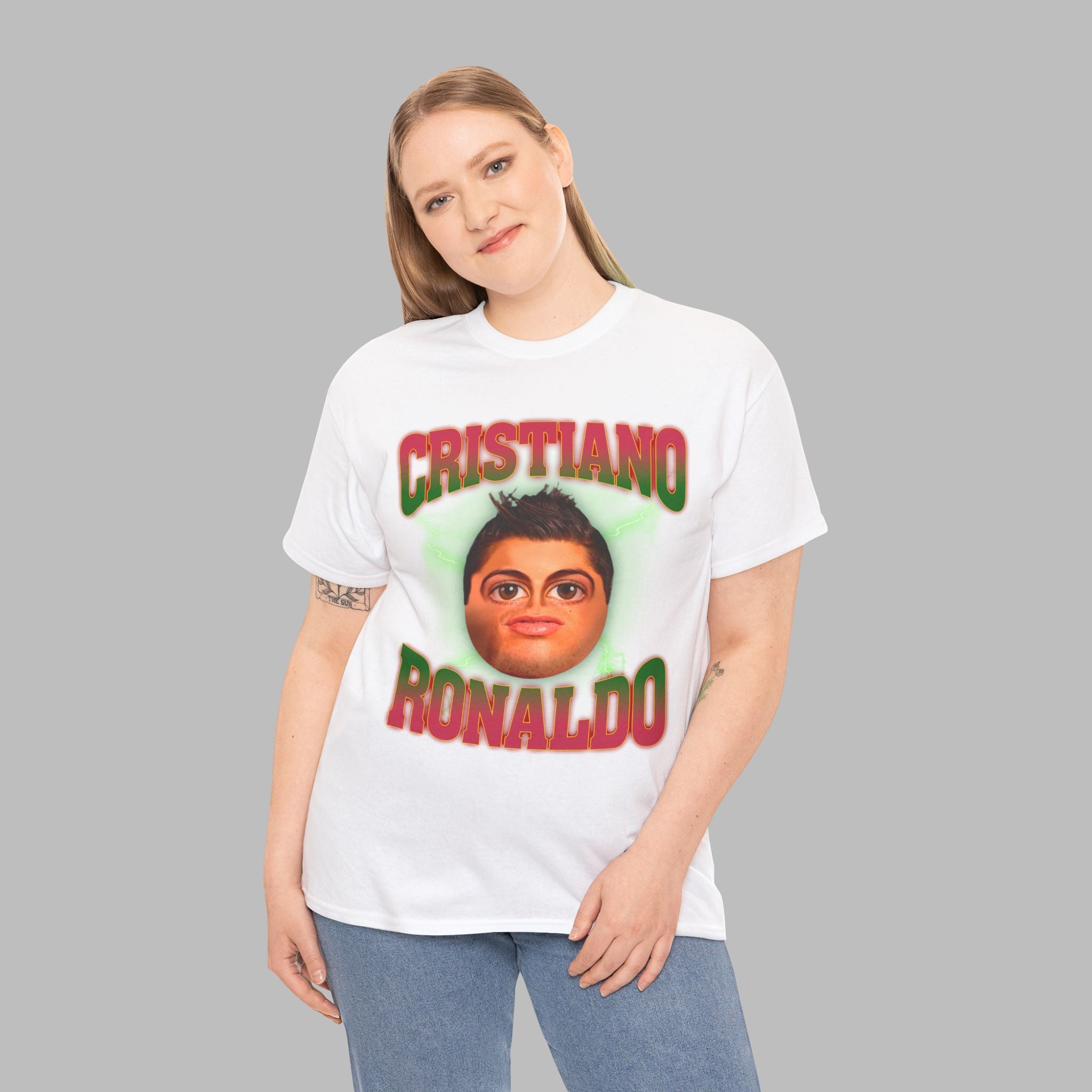 C Ronaldo Emoji Heavy Cotton Shirt