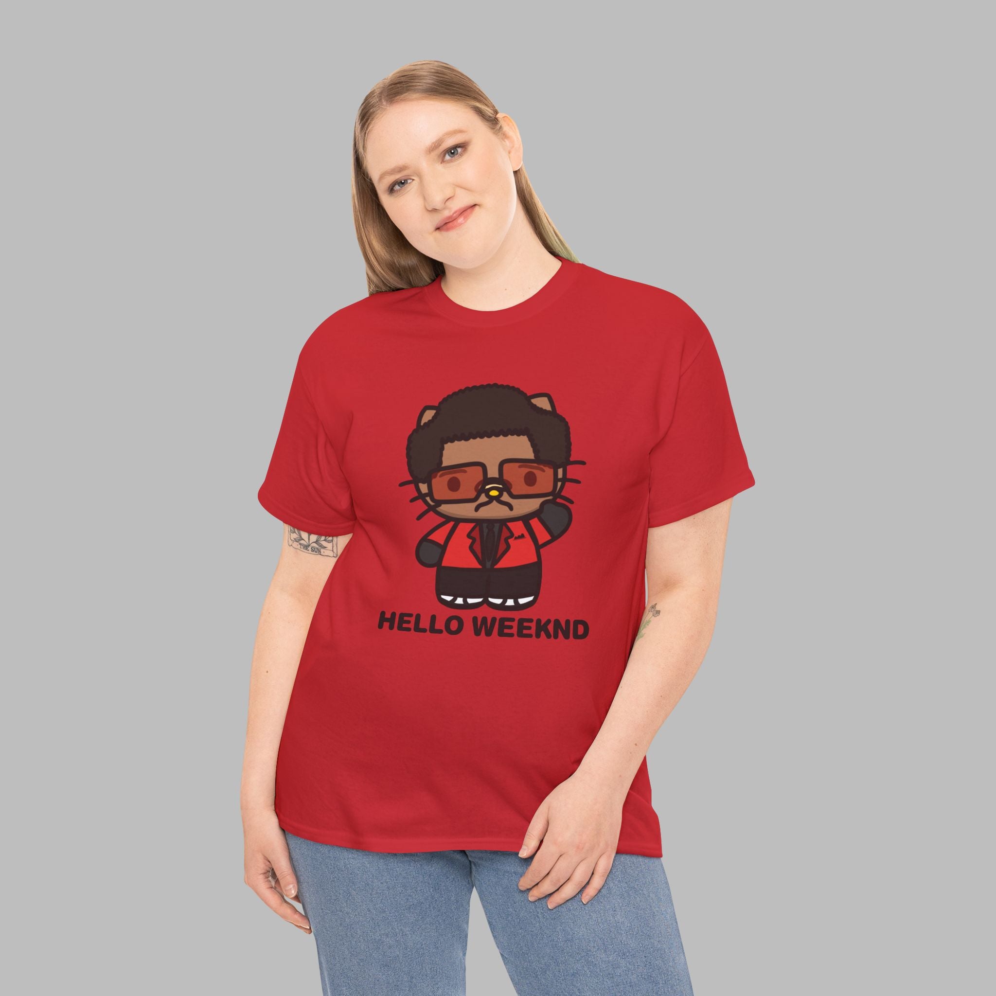 Hello Weeknd Heavy Cotton Shirt