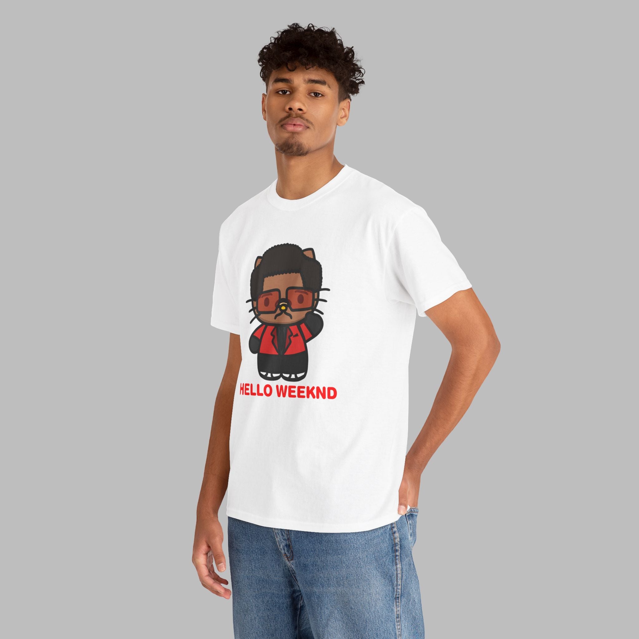 Hello Weeknd Heavy Cotton Shirt