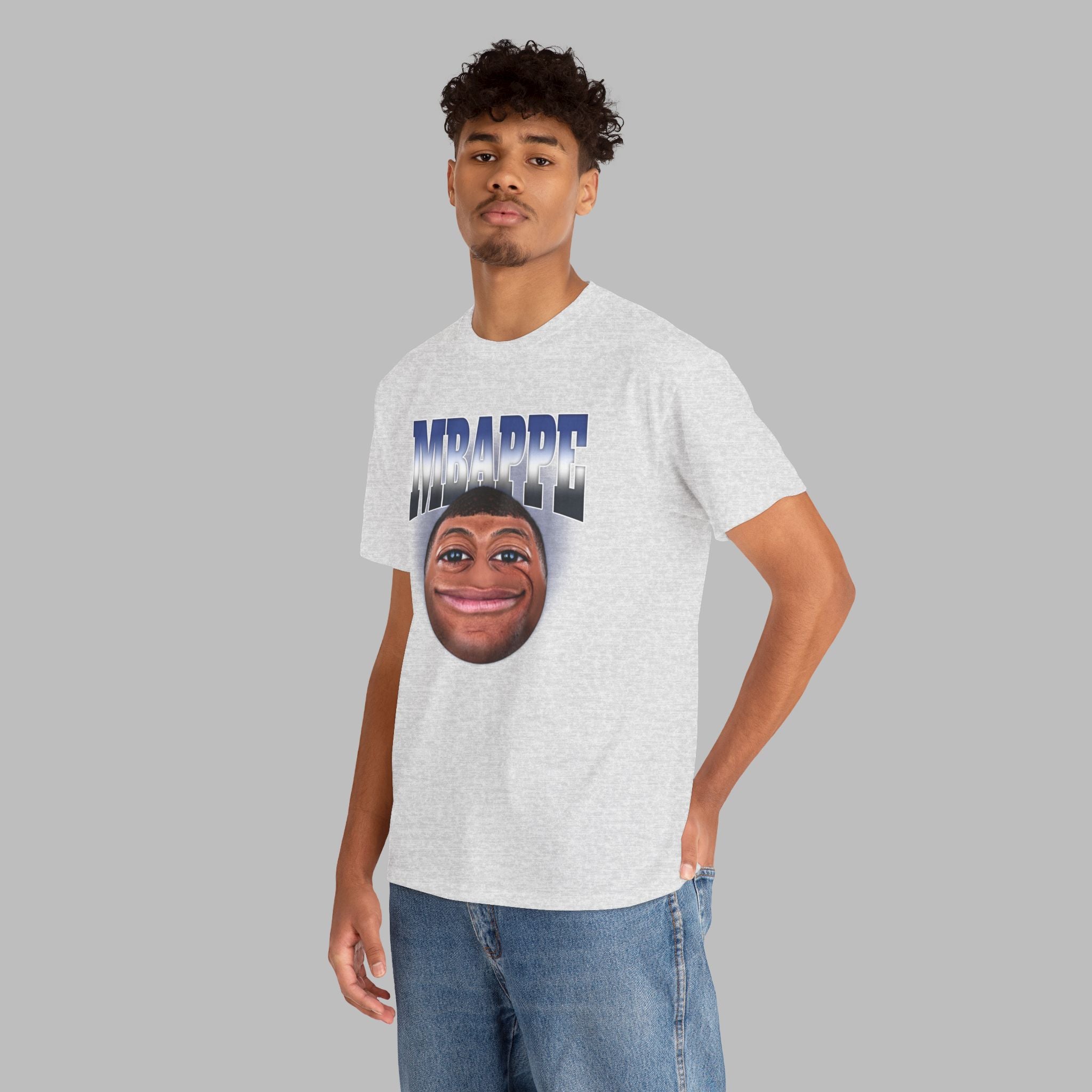 Mbappe emoji Heavy Cotton Shirt