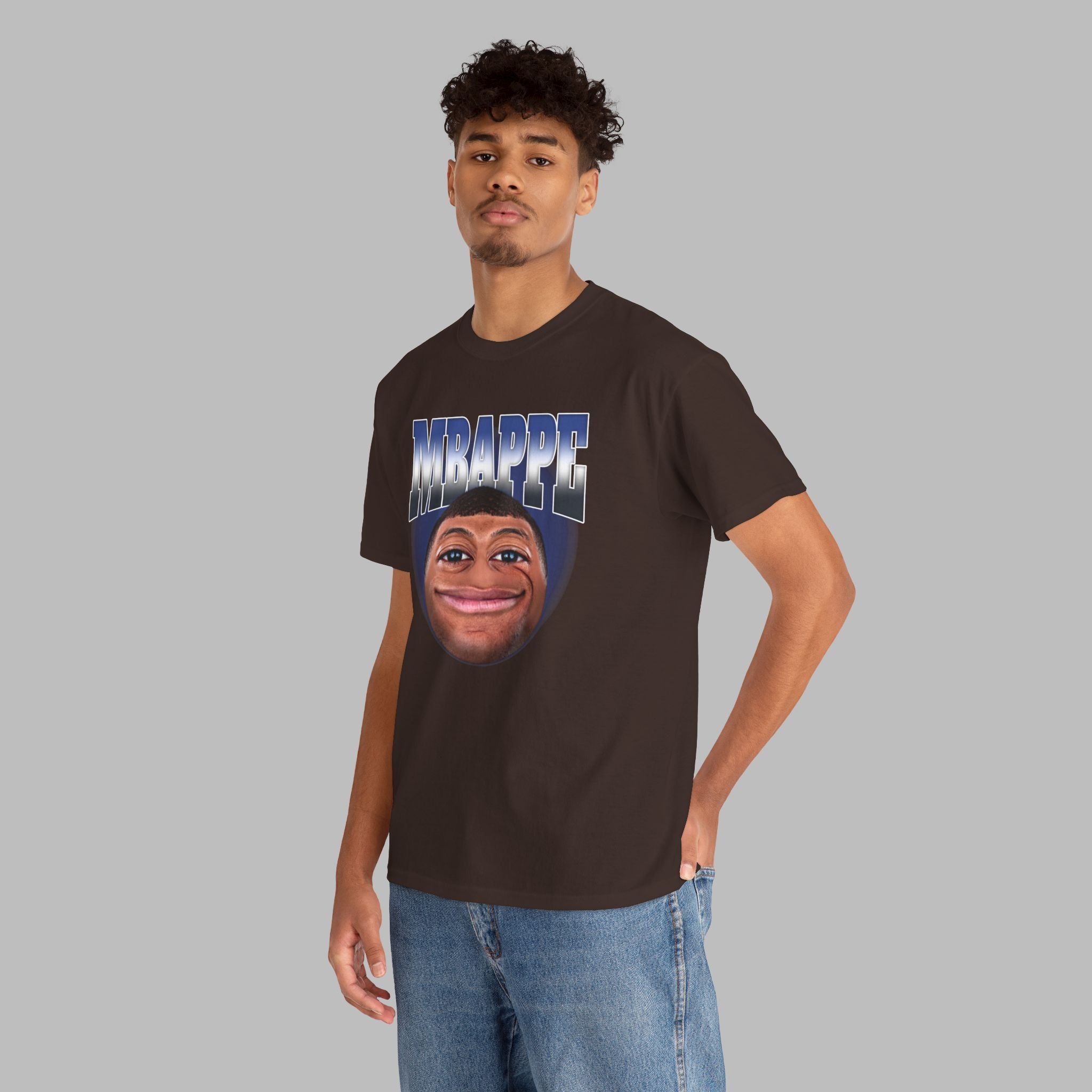 Mbappe emoji Heavy Cotton Shirt