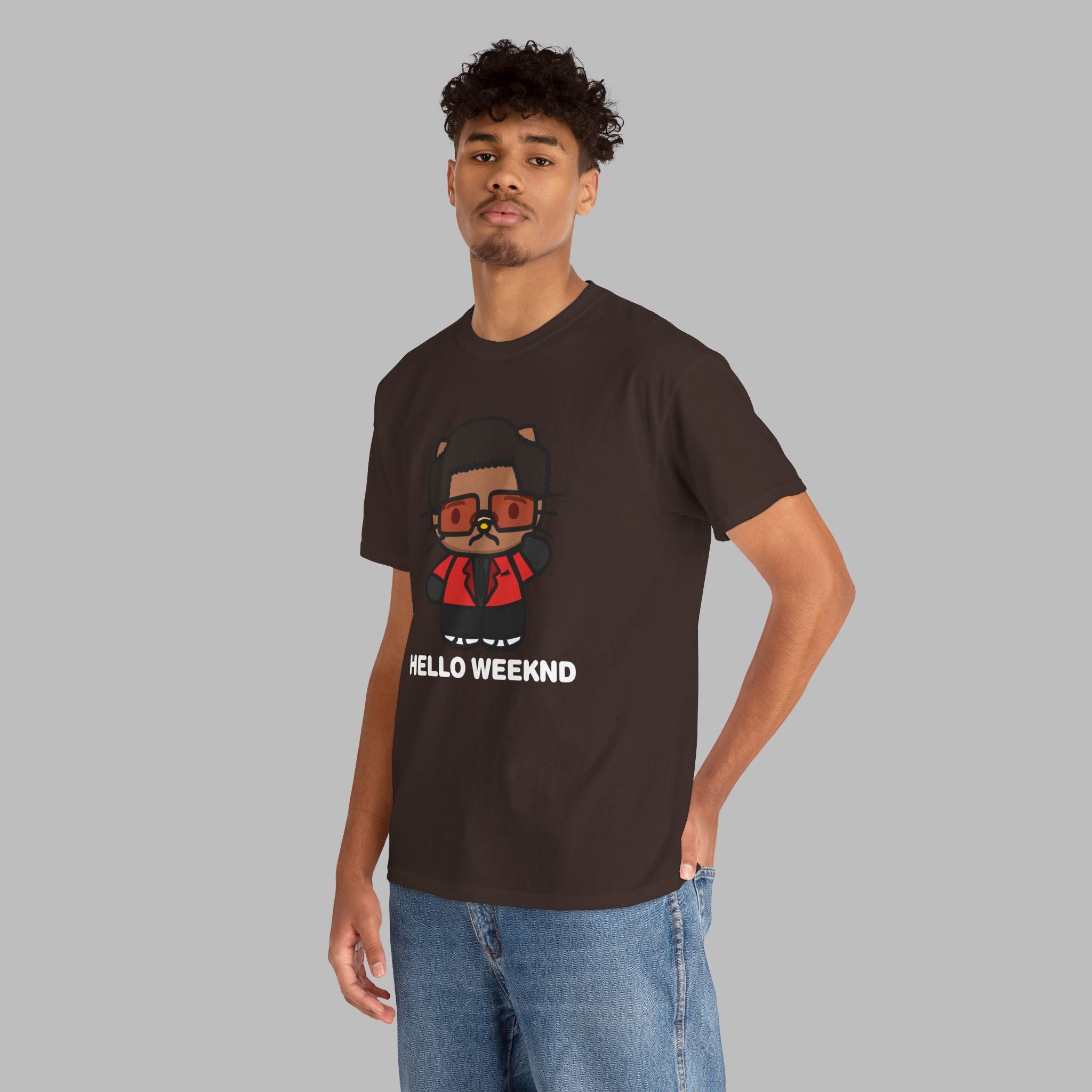 Hello Weeknd Heavy Cotton Shirt