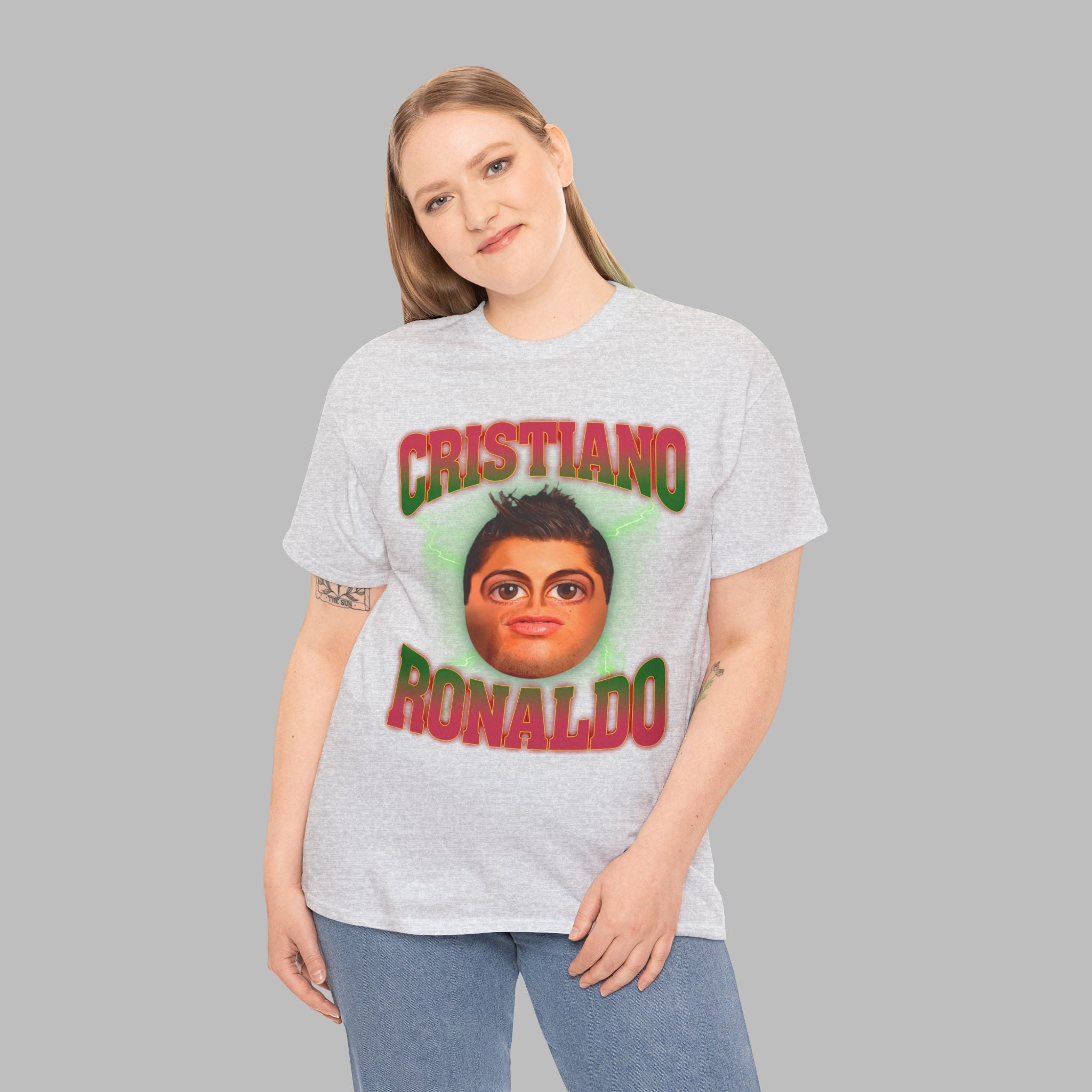 C Ronaldo Emoji Heavy Cotton Shirt