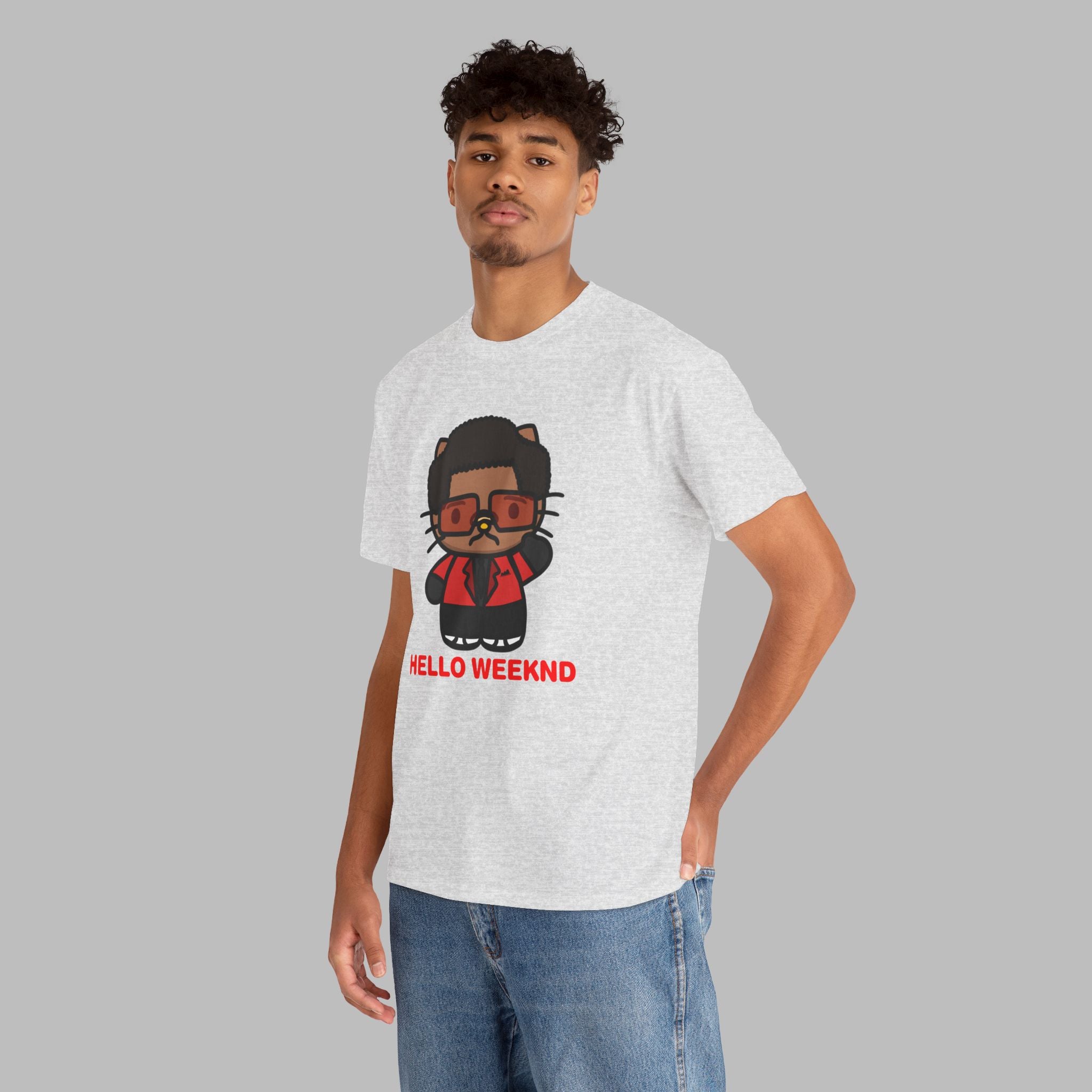 Hello Weeknd Heavy Cotton Shirt