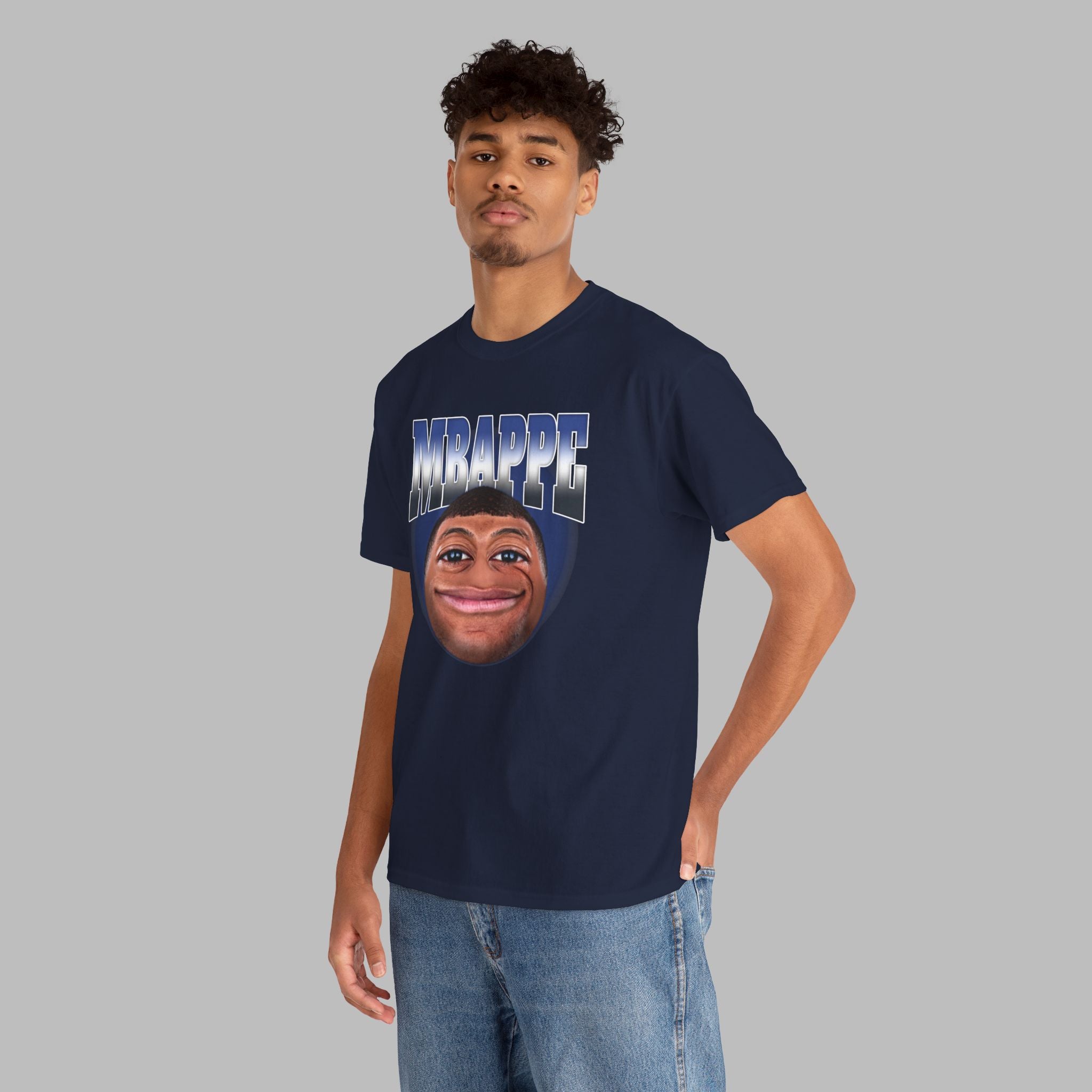 Mbappe emoji Heavy Cotton Shirt