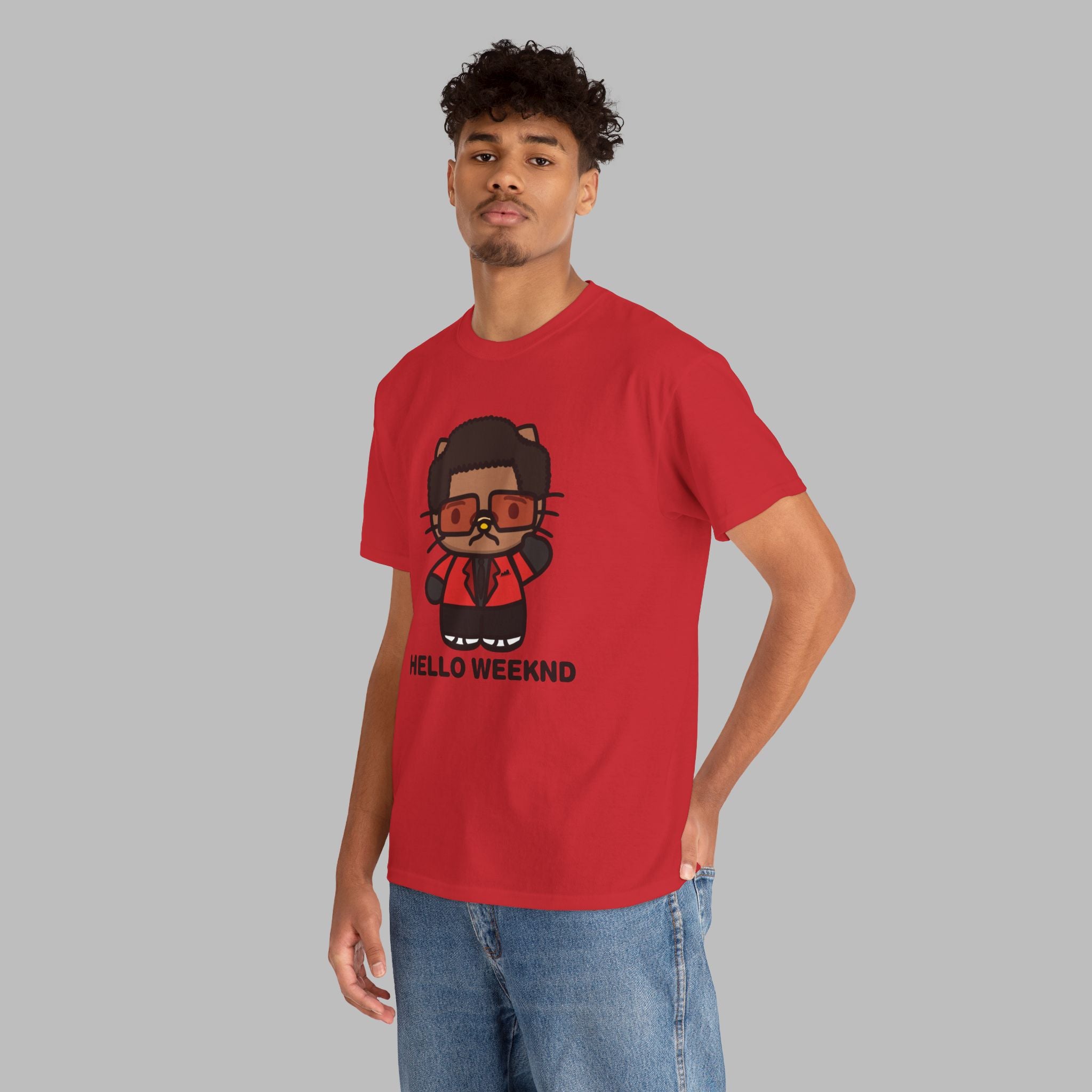 Hello Weeknd Heavy Cotton Shirt