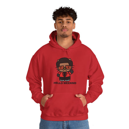 Hello Weeknd Heavy Blend™ Hooded Sweatshirt