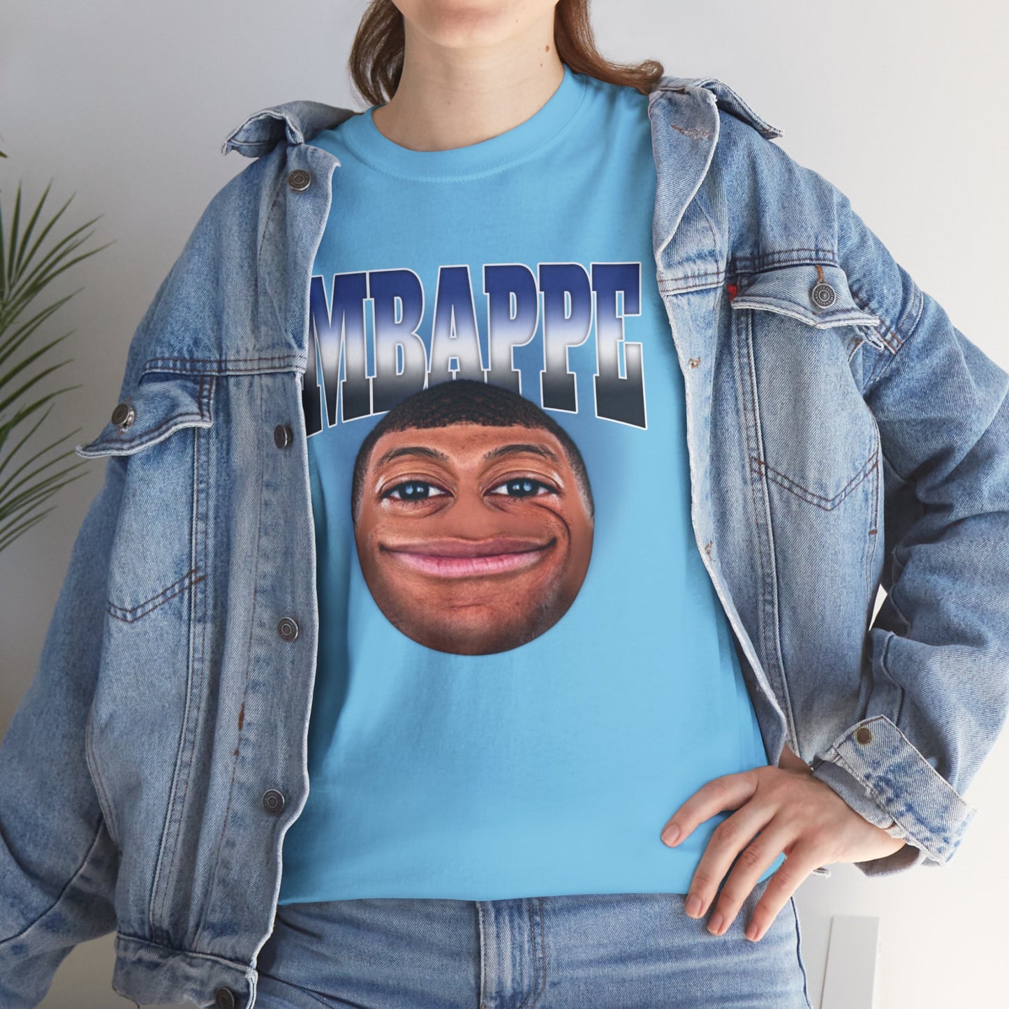 Mbappe emoji Unisex Heavy Cotton Tee