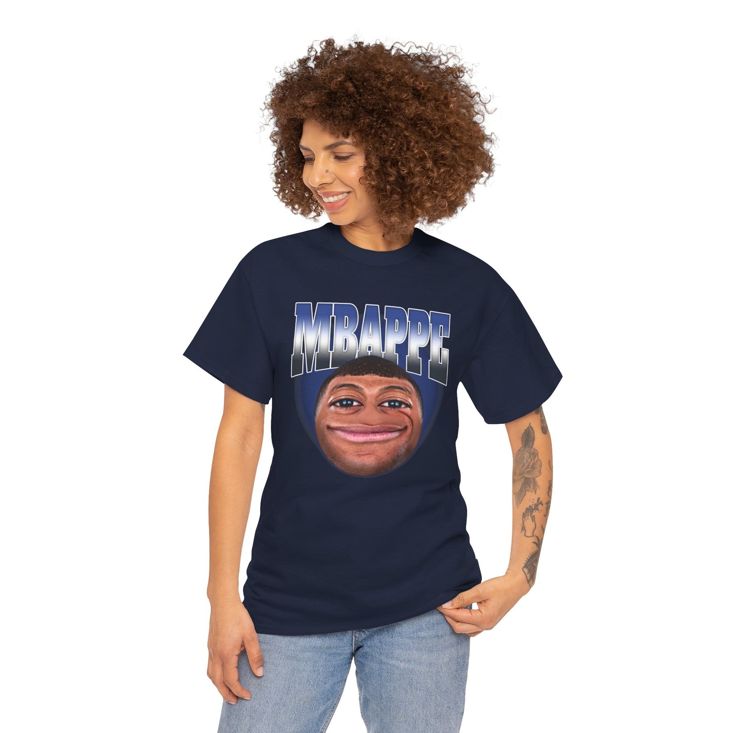 Mbappe emoji Unisex Heavy Cotton Tee