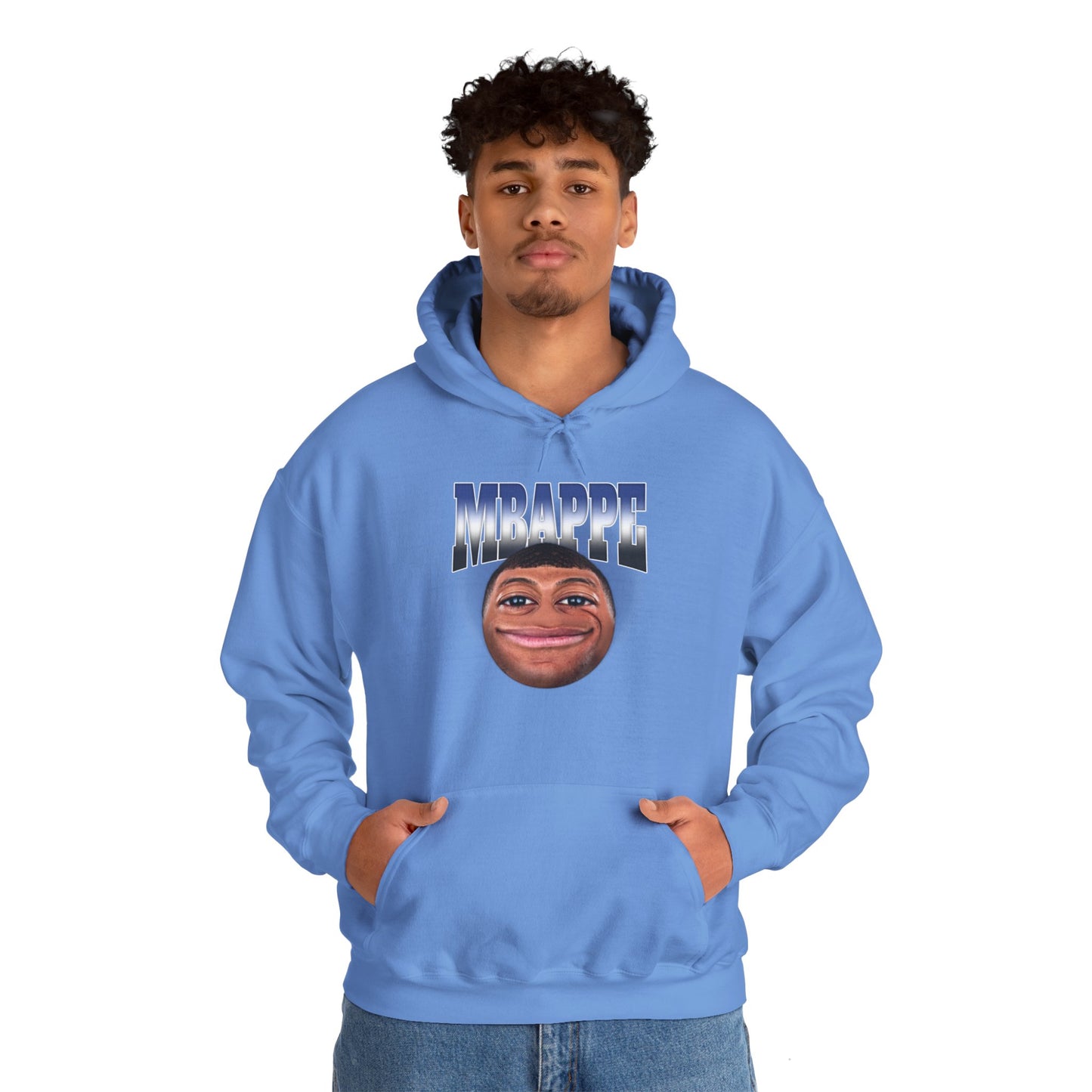 Mbappe emoji Unisex Heavy Blend™ Hooded Sweatshirt