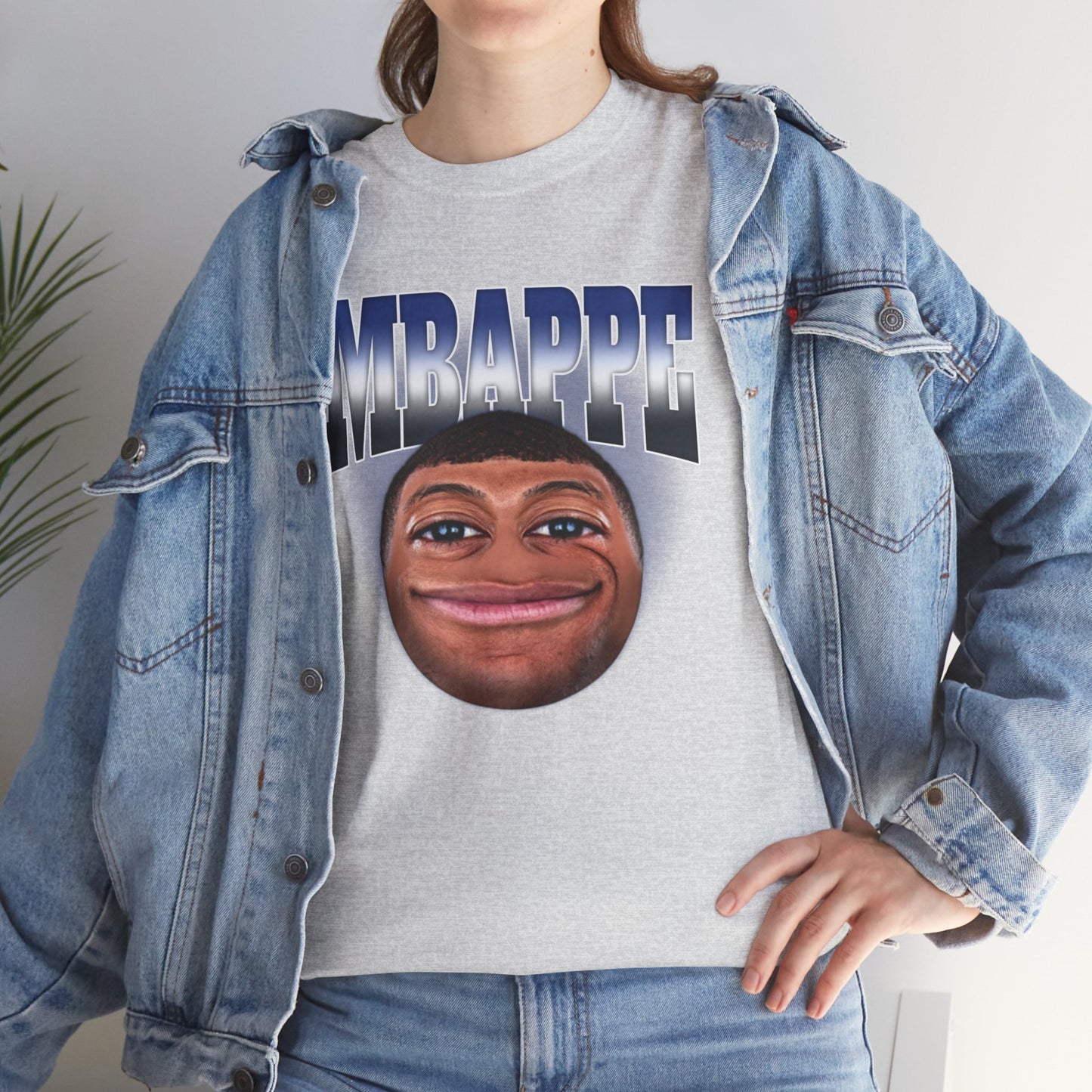 Mbappe emoji Unisex Heavy Cotton Tee