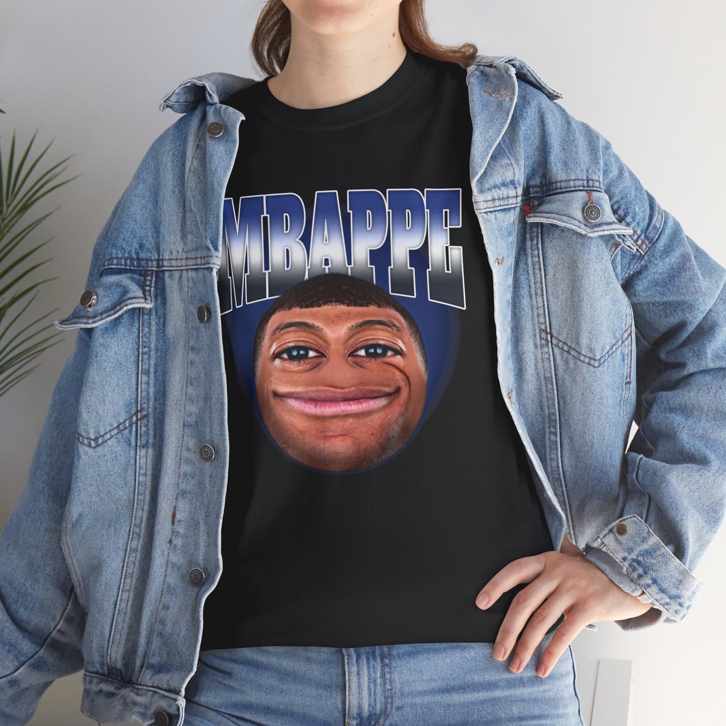 Mbappe emoji Unisex Heavy Cotton Tee