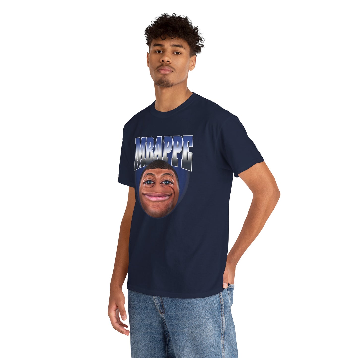 Mbappe emoji Unisex Heavy Cotton Tee