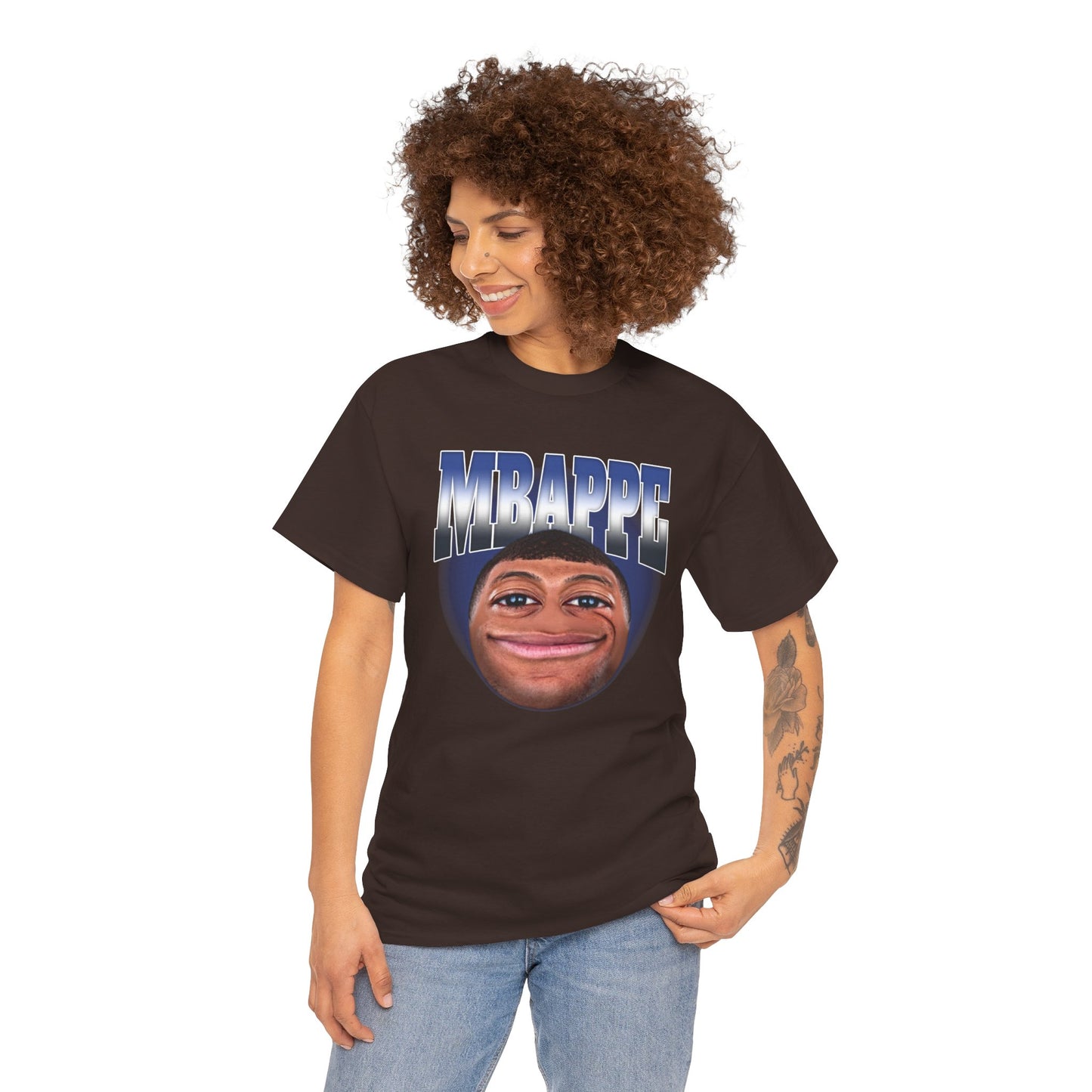 Mbappe emoji Unisex Heavy Cotton Tee