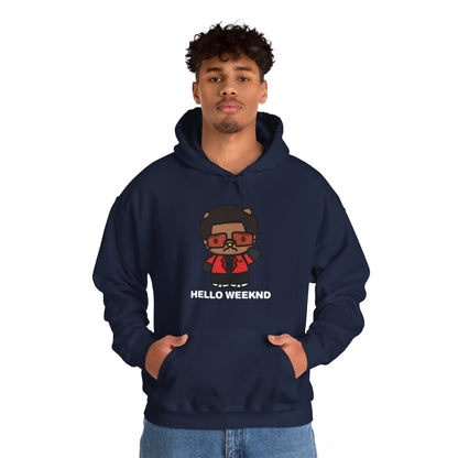 Hello Weeknd Heavy Blend™ Hooded Sweatshirt