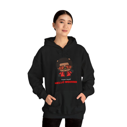 Hello Weeknd Heavy Blend™ Hooded Sweatshirt