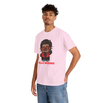 Hello Weeknd Unisex Heavy Cotton Tee