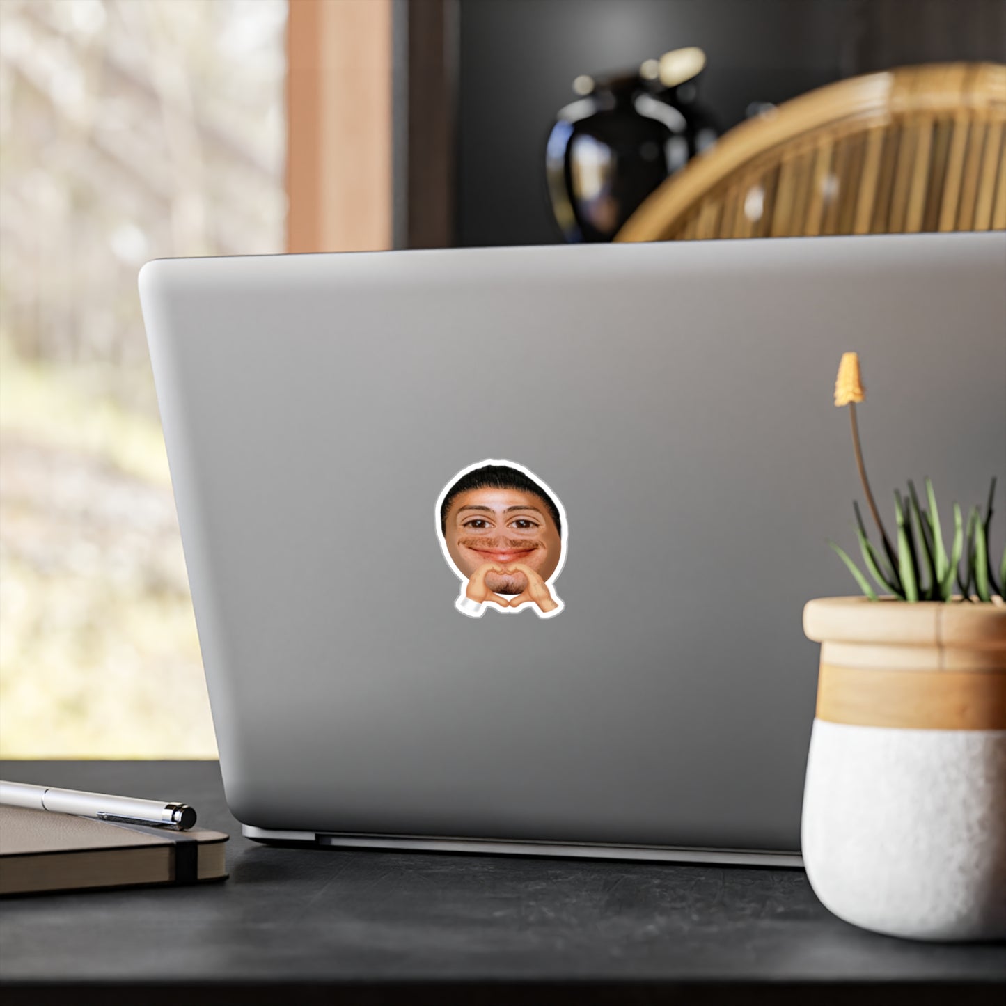 Darwin Emoji Vinyl Sticker