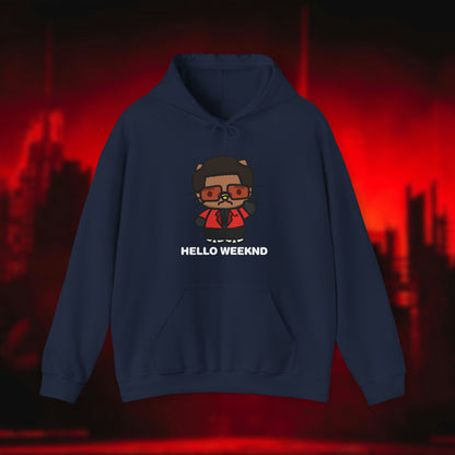 Hello Weeknd Heavy Blend™ Hooded Sweatshirt